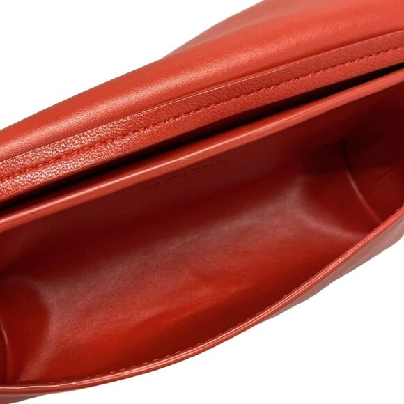 BOTTEGA VENETA Intrecciato - Red Leather Shoulder Bag 619-072925 - Picture 11 of 14